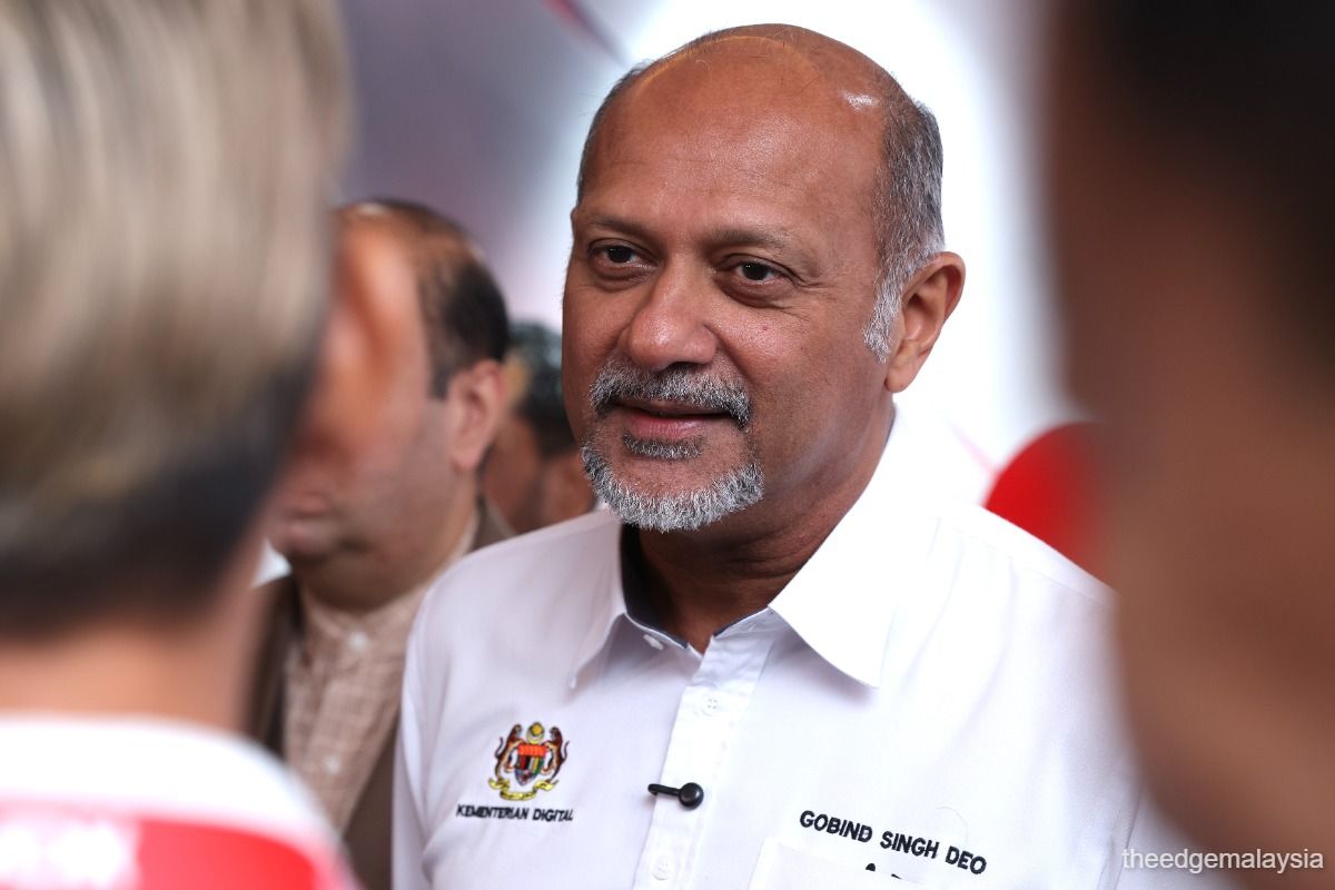 Menteri Digital Malaysia Gobind Singh Deo dalam sebuah forum